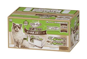 12% OFF: Unicharm Deo Toilet Wide Litter System High Wall Cat Litter Tray