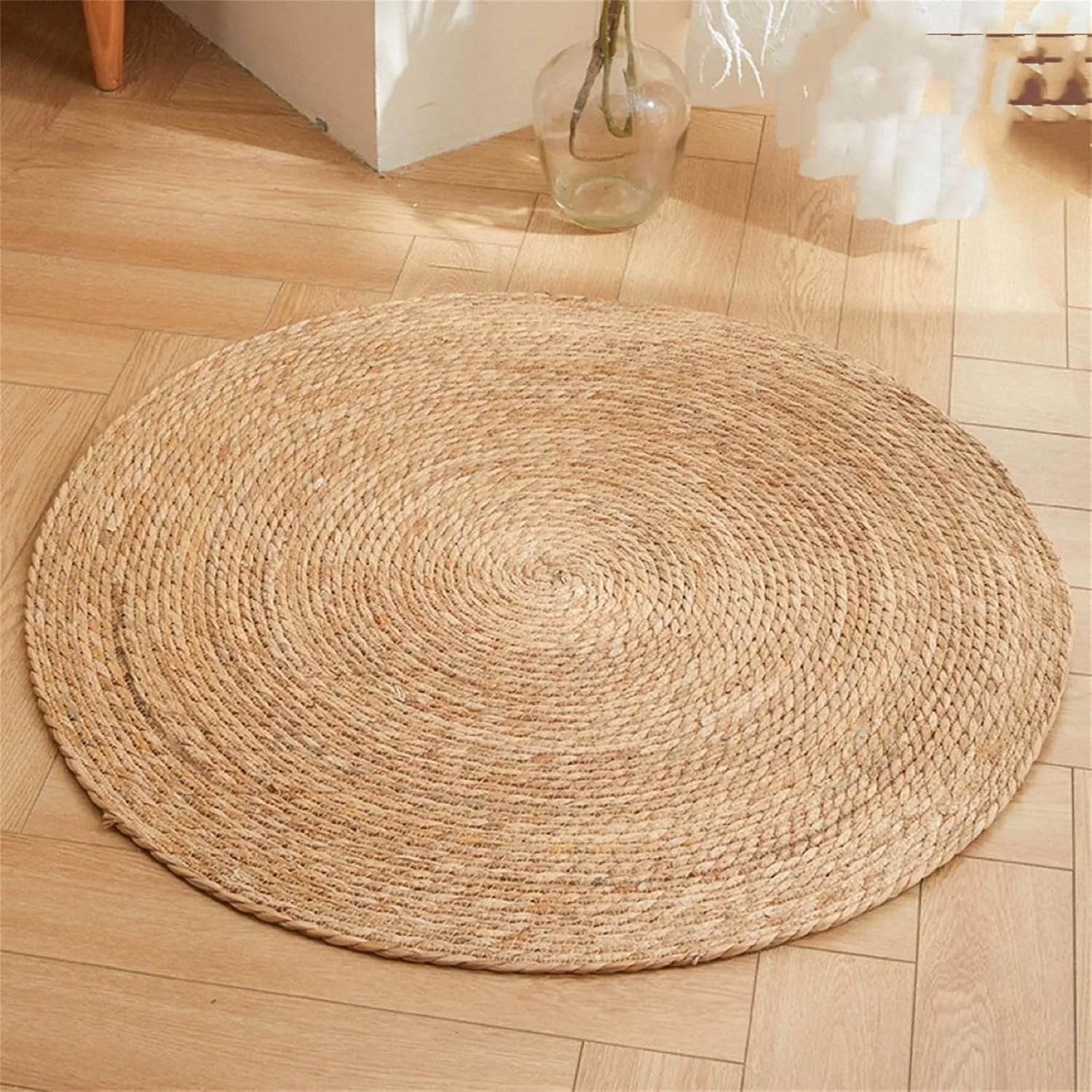 Cat Scratcher, Scratch Pad Circular Diameter 15.75Inch Horizontal Floor Cat Scratching Pads Rug for Indoor Cats Grinding Claws NailsCat Furniture Protector for Carpets,Couch, Sofas (11.81 * 11.81in)
