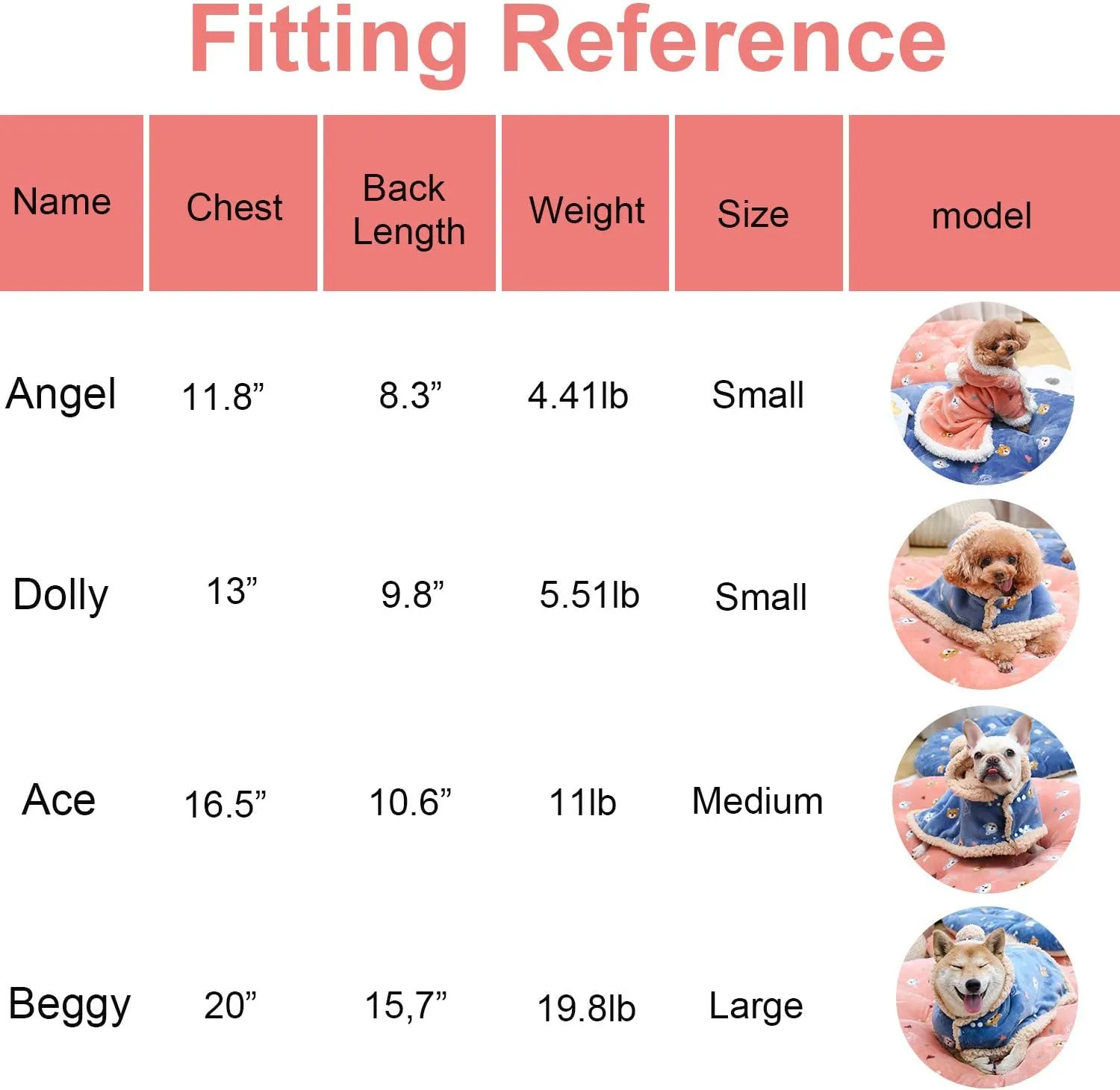 Dog Clothes Fleece Winter Coat Warm Soft Dog Vest for Cold Weather,Flannel Blanket Throw Multi-use Pet Apparel for Small Medium Dogs & Cats (S Pink)