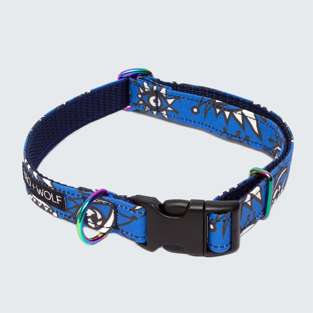 Eyes Adjustable Dog Collar