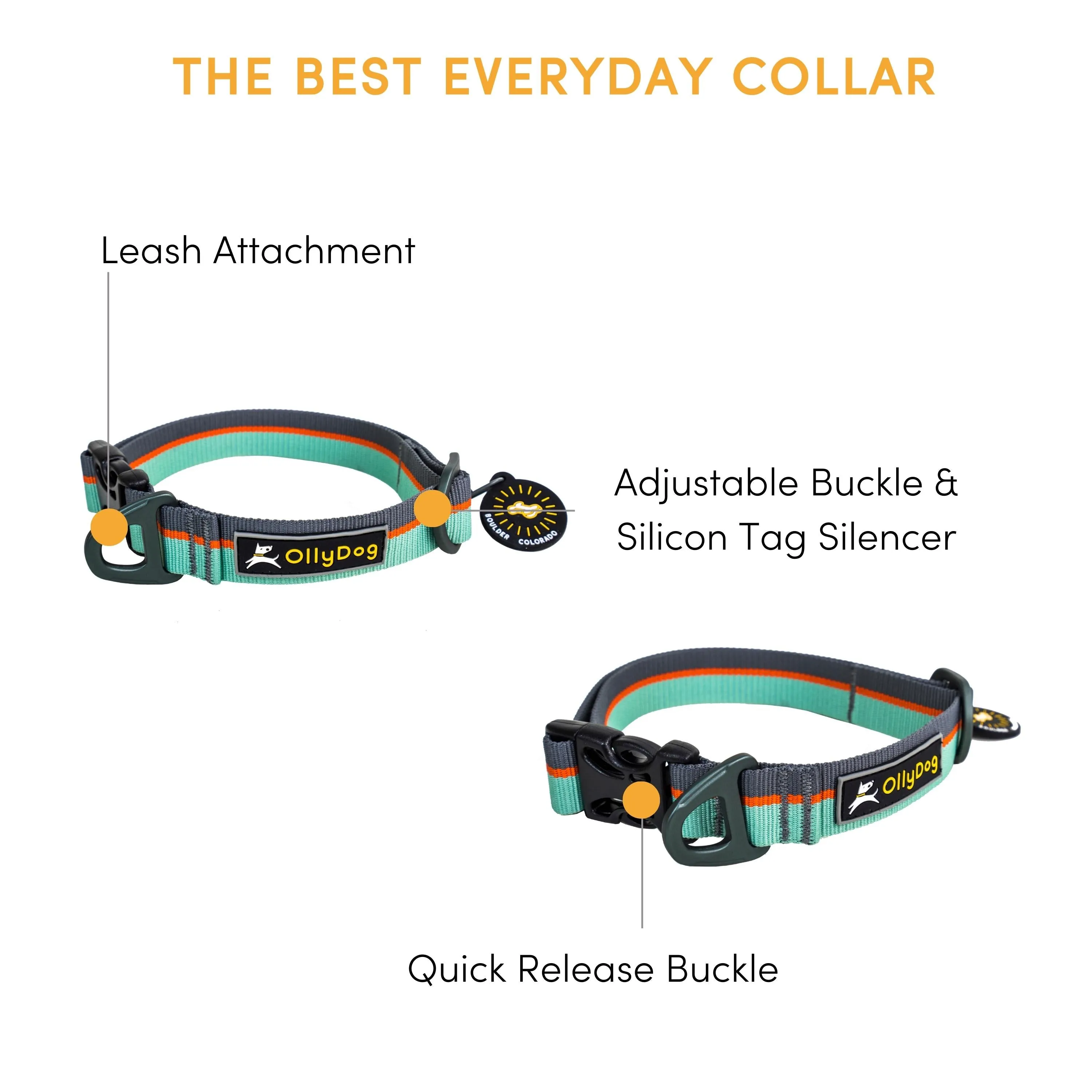 Flagstaff Collar | Adjustable Dog Collar