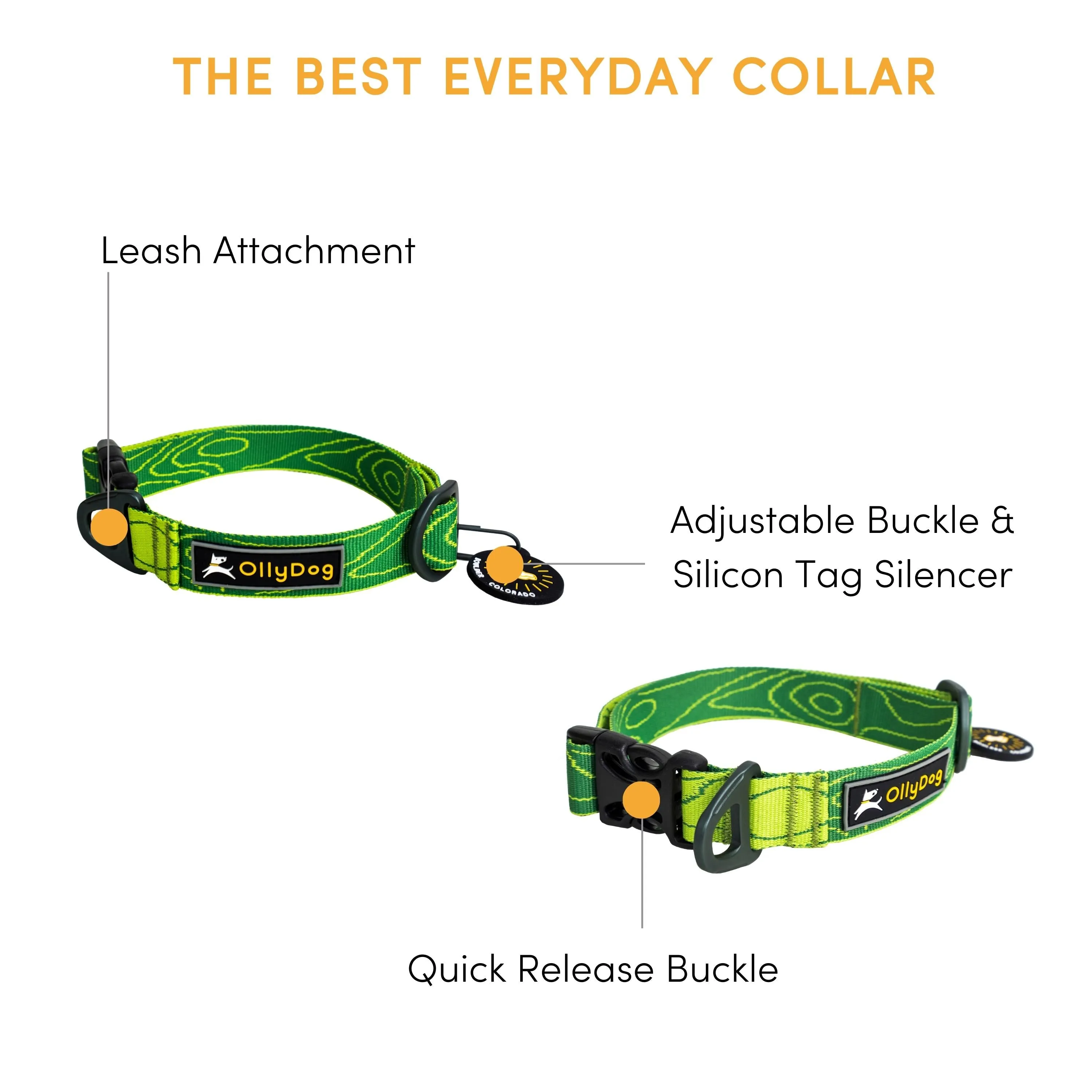 Flagstaff Collar | Adjustable Dog Collar