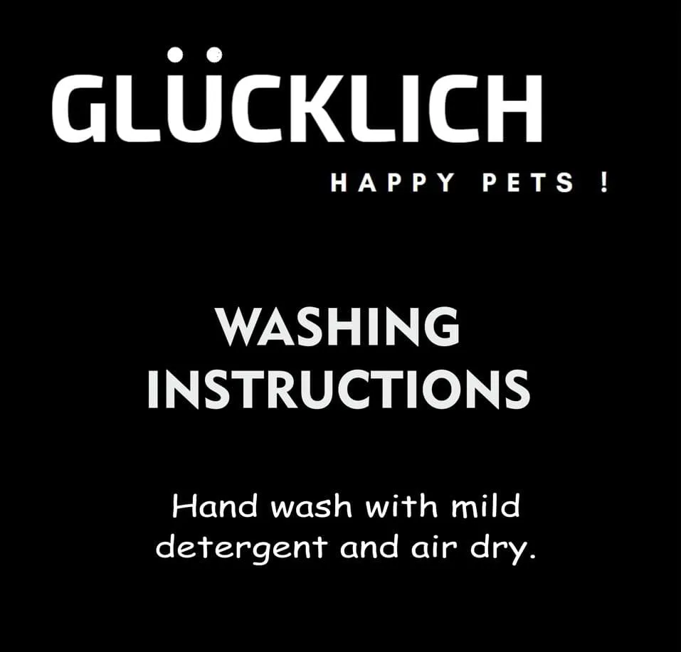 Glucklich Denim Adjustable Dog Collar