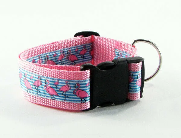 Grease dog collar Handmade adjustable buckle collar 1" wide or leash movie Petcollarshandmade