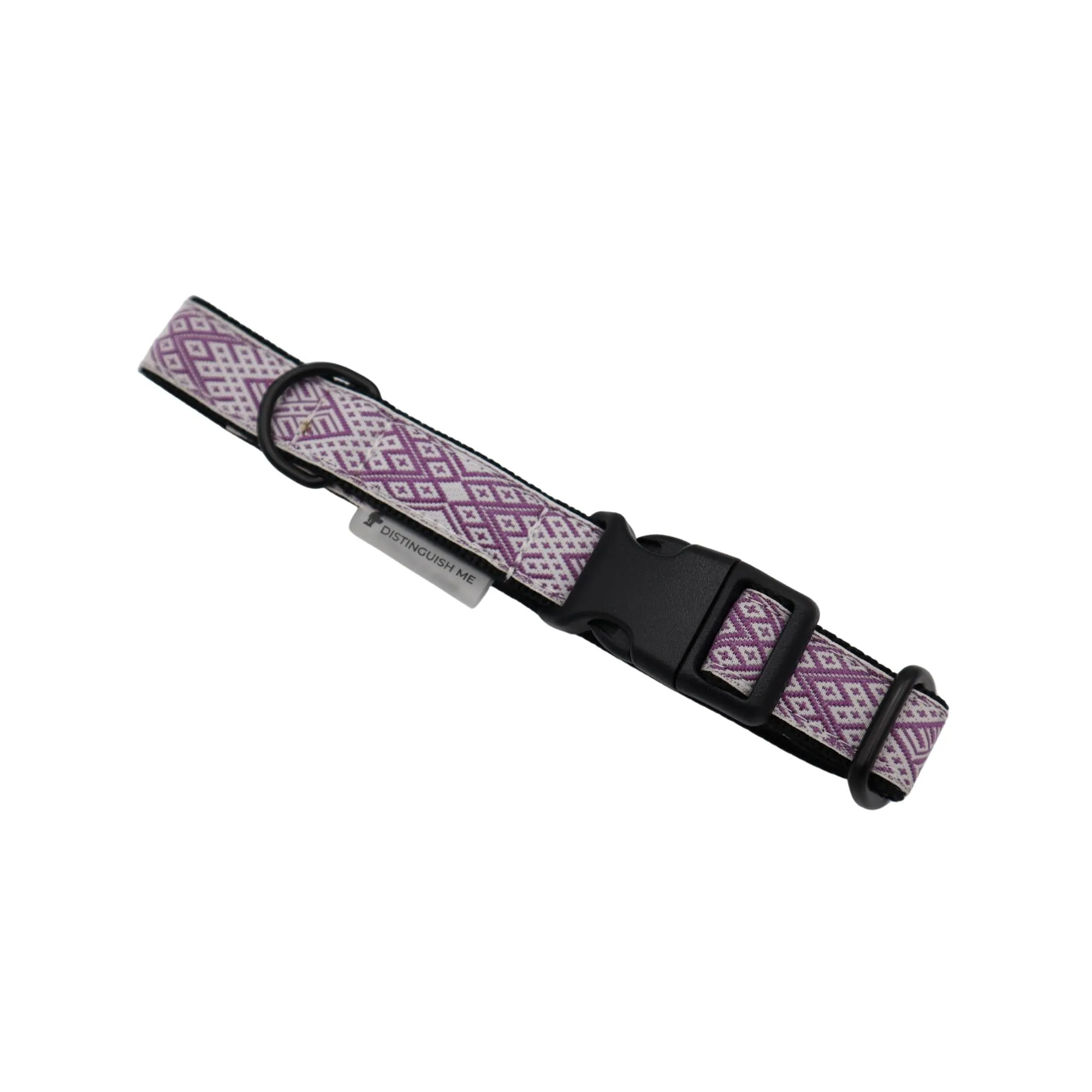 Handmade Dog Collar | Purple Amber | Width: 20-25-40 mm