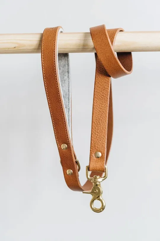 Hitch, Short Leather Dog Leash