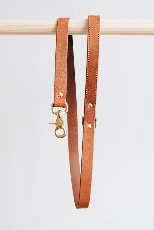 Hitch, Short Leather Dog Leash
