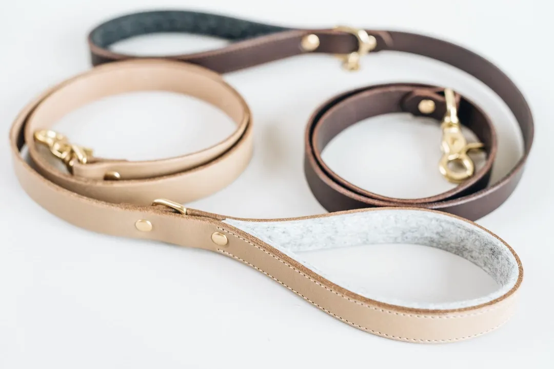 Hitch, Short Leather Dog Leash