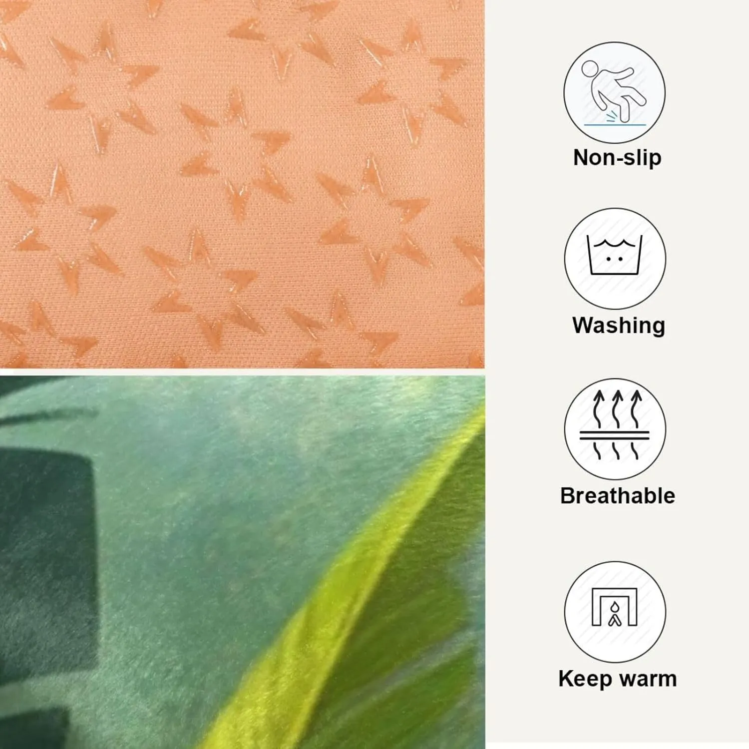 Joko Ivery Summer Sloth Rainforest Dog Cat Bed for Crate Soft Crate Pad Machine Washable Sleeping Mats Anti Slip Crate Mat for Puppy Dogs Cats Indoor Pet Supplies 2418 in