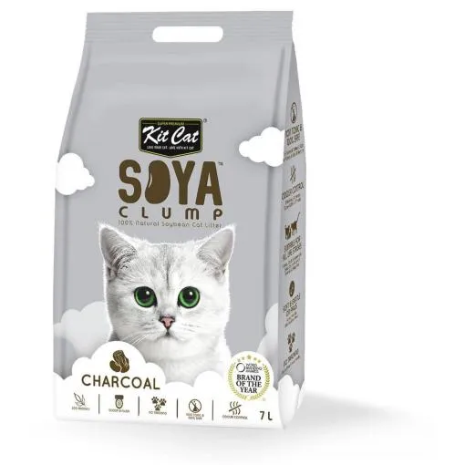 Kit Cat Soya Charcoal Clumping Cat Litter 7L