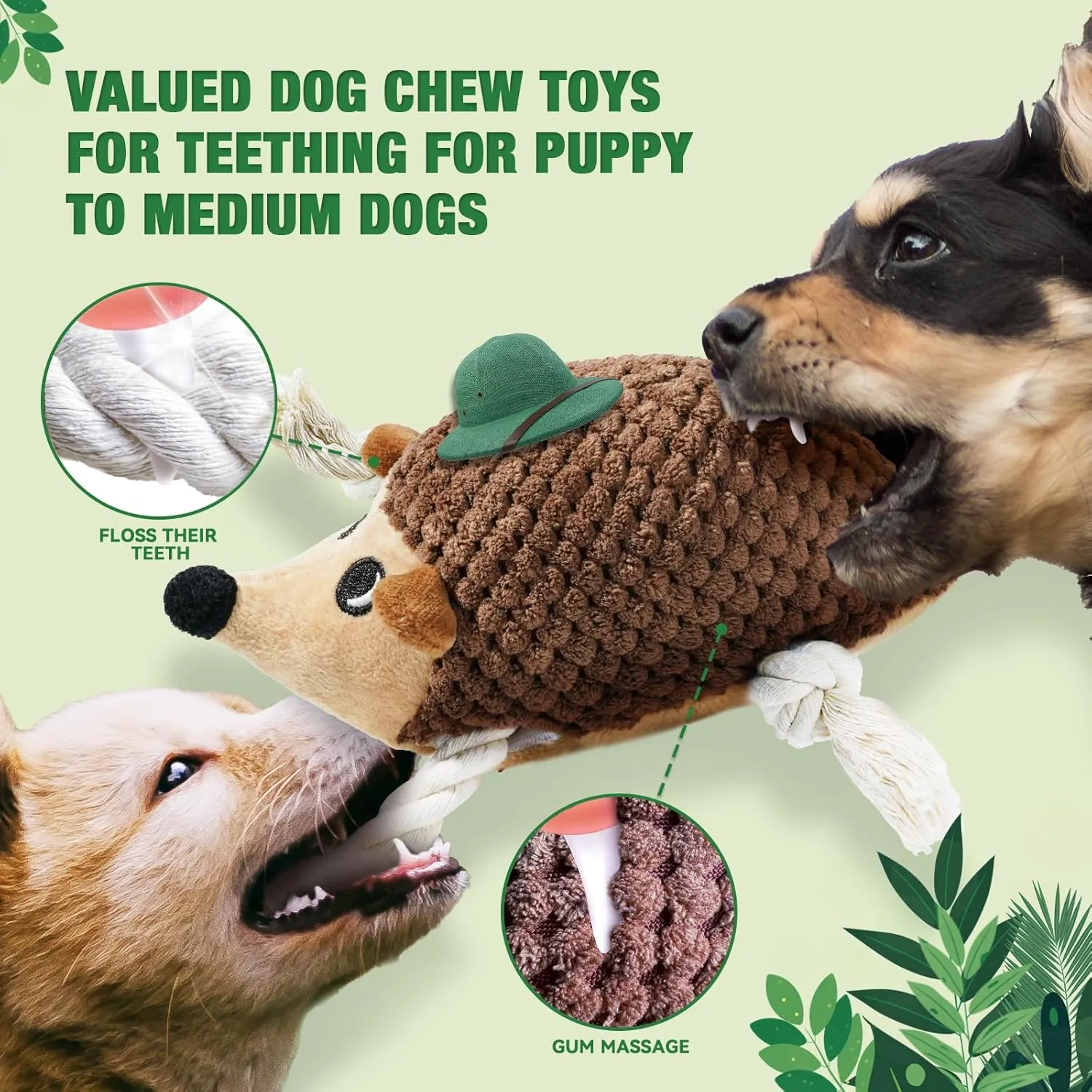 LEGEND SANDY Plush Small Dog Toys for Small Breeds, Tough Puppy Toys to Keep Them Busy, Tough Stuffed Animals Puppy Chew Toys, Squeaky Dog Toys (5 Pack Puppys Toy)