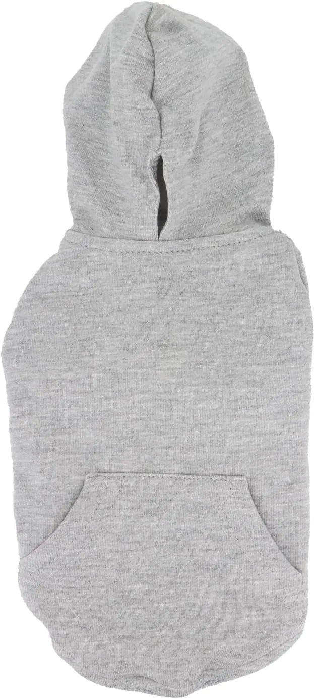 LOPHIPETS Lightweight Cotton Hoodie for Small Dogs  Hooded Sweatshirt for Chihuahuas Puppy and Toy Breeds-Grey/L