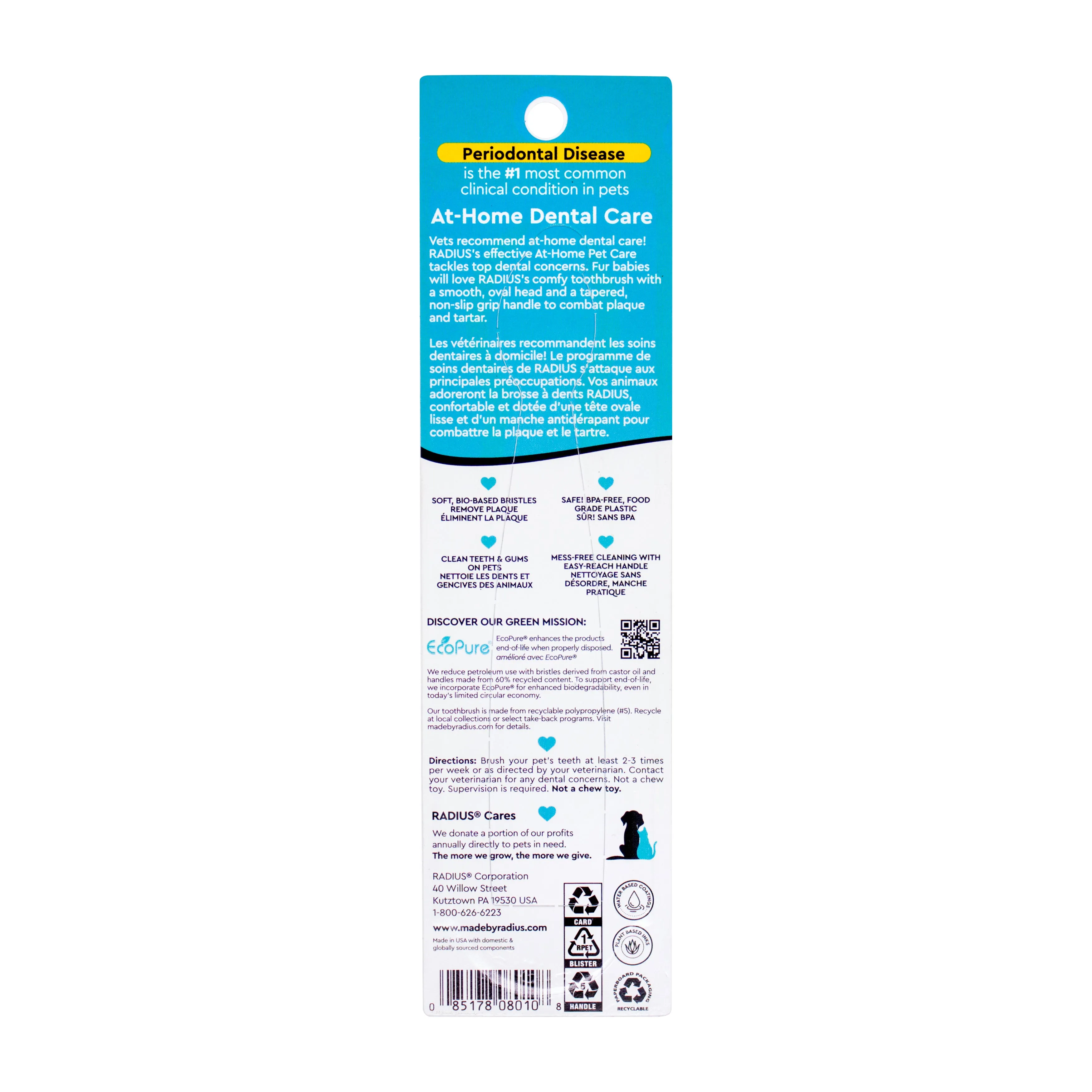 Lush & Plush Soft Pet Toothbrush
