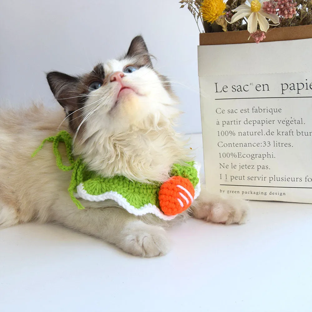 Mokka - Knit Adjustable Cat Collar