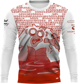 Monkey Zombie Light Red Long Sleeve