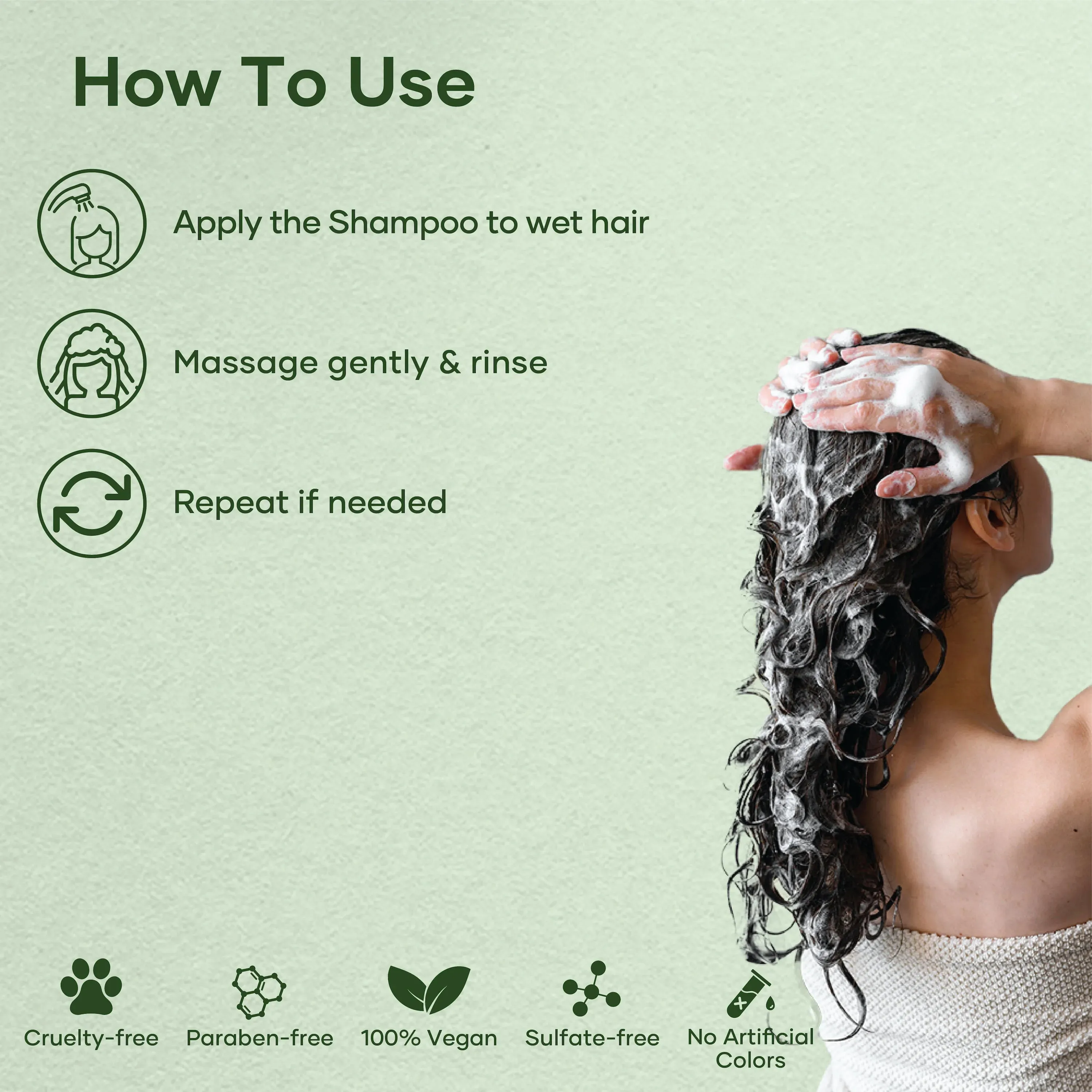 Peppermint Oil Shampoo with Vitamin E and Tea Tree Oil | 16 fl oz