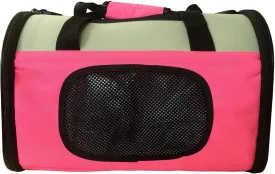 Portable Soft Sided Airline Approved Dog Carrier Pet Travel Bag Pet Home Comfortable Pink Carrier for Cats, Puppies and Small Animals