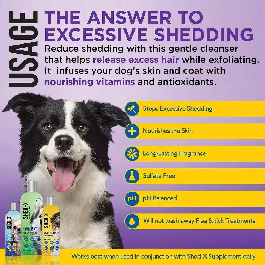 Shed-X Shed Control Shampoo for Dogs (16 oz)