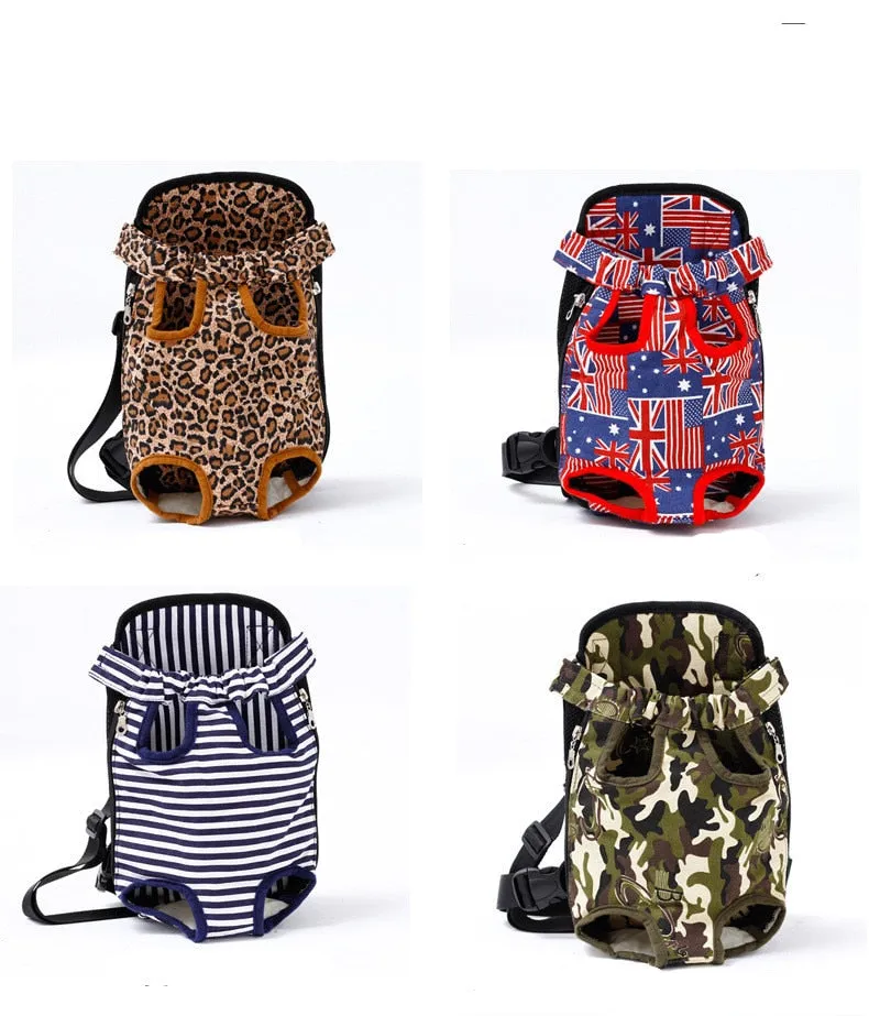 Sidiou Group Pet Dog Carrier Backpack Mesh Camouflage Outdoor Travel Breathable Shoulder Handle Bag