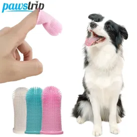 Soft Pet Finger Toothbrush - Dental Care for Dogs & Cats