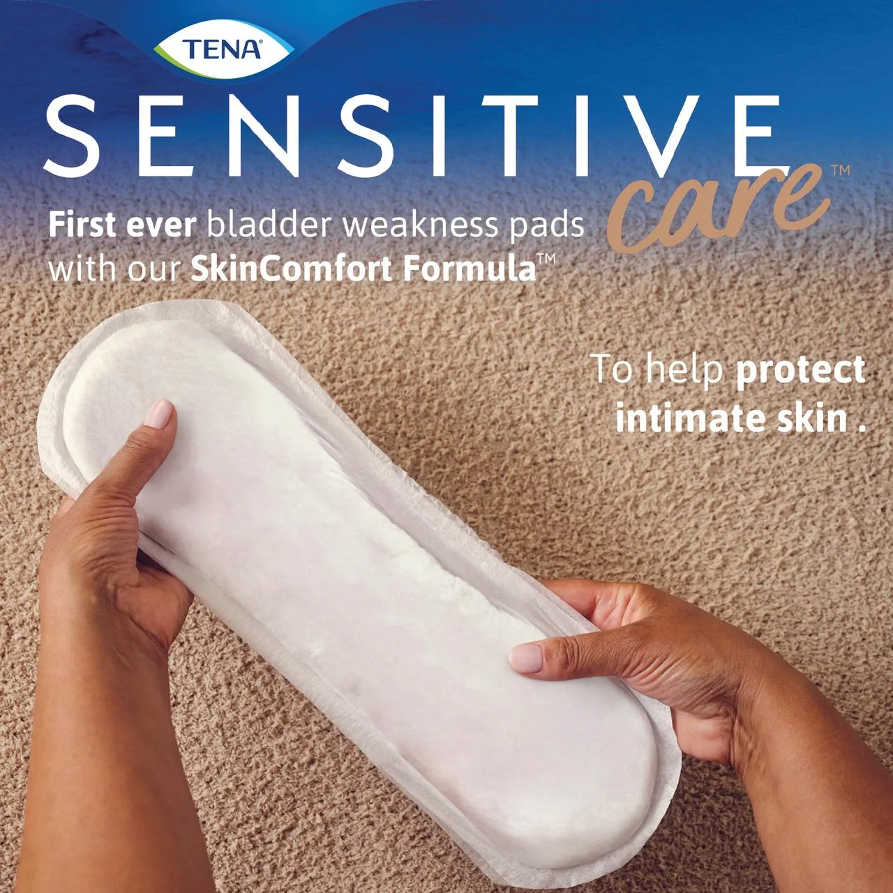 TENA Sensitive Care Extra Coverage Moderate Incontinence Pads