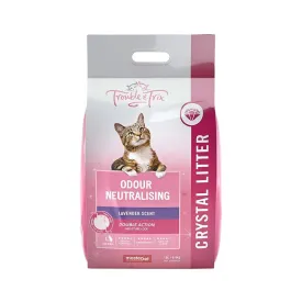 Trouble and Trix Odour Neutralising Lavender Crystal Cat Litter 15L/6.4kg